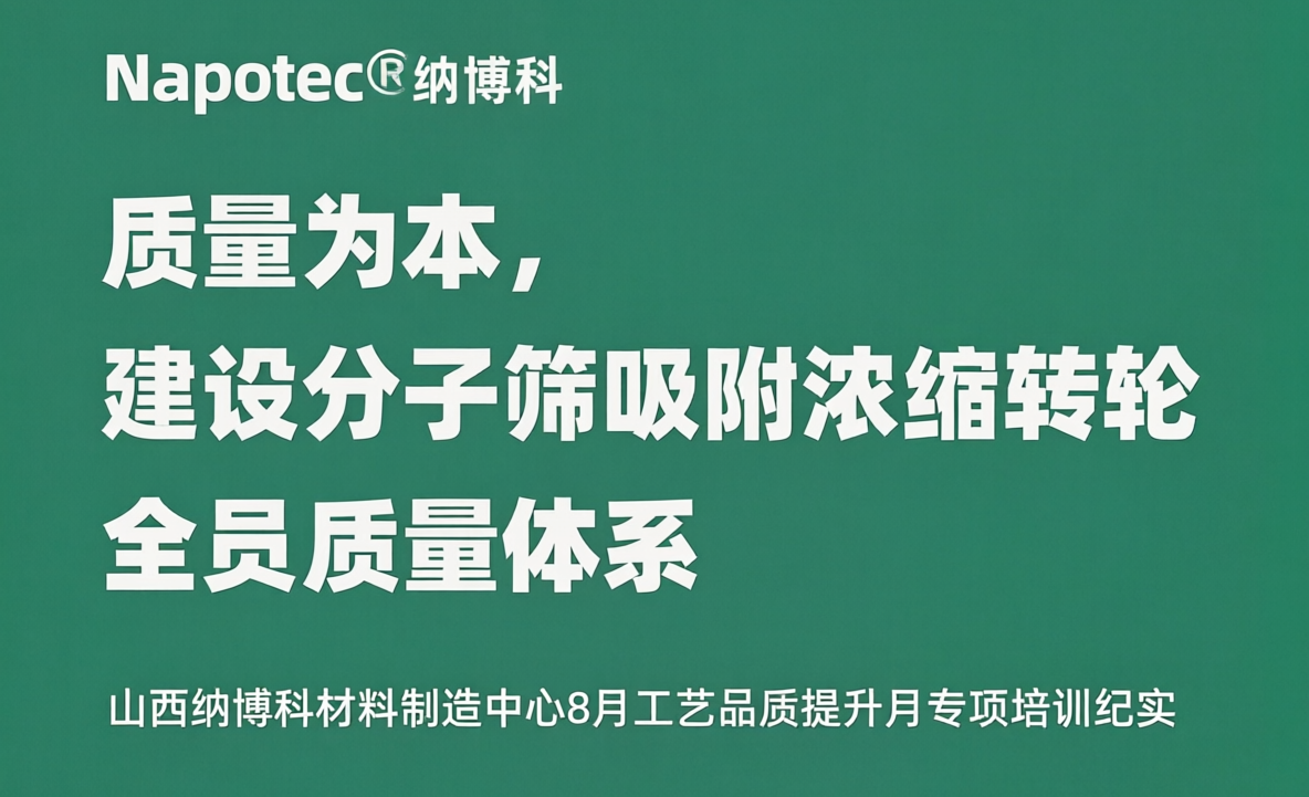 质量为本，建设分子筛吸附浓缩转轮全员质量体系
